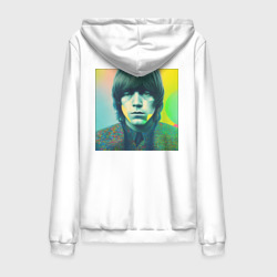 Мужская толстовка на молнии хлопок Brian Jones Pop Glitch Art