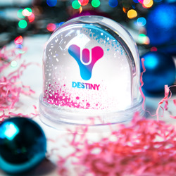 Игрушка Снежный шар Destiny neon gradient style - фото 2