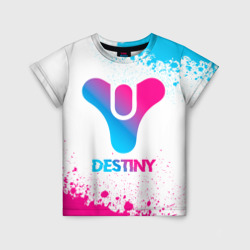 Destiny neon gradient style – Детская футболка 3D с принтом купить со скидкой в -33%