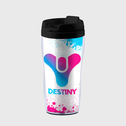 Термокружка-непроливайка Destiny neon gradient style