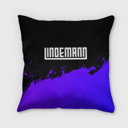 Подушка 3D Lindemann purple grunge