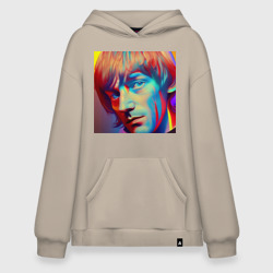 Худи SuperOversize хлопок Brian Jones Cartoon Glitch Art