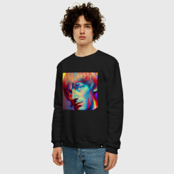 Мужской свитшот хлопок Brian Jones Cartoon Glitch Art - фото 2