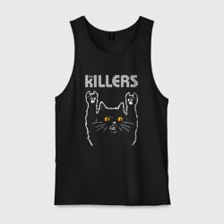 Мужская майка хлопок The Killers rock cat