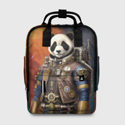 Женский рюкзак 3D Панда-космонавт - стимпанк