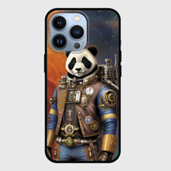 Чехол для iPhone 13 Pro Панда-космонавт - стимпанк