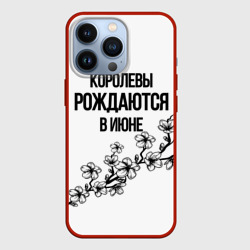 Чехол для iPhone 13 Pro Queens are born in June