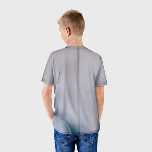Детская футболка 3D с принтом Lisa    Blackpink, вид сзади #2