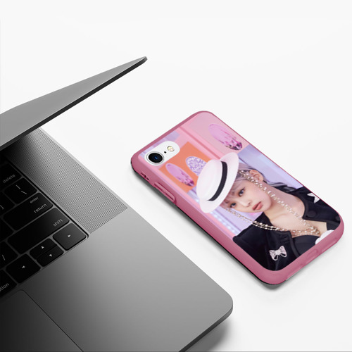 Чехол для iPhone 7/8 матовый с принтом Ким Дженни, фото #5