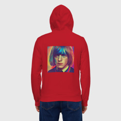 Мужская толстовка на молнии хлопок Brian Jones Glitch Art - фото 2