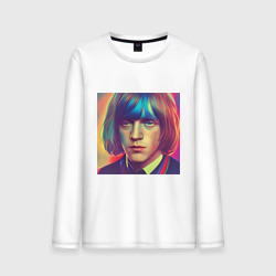 Мужской лонгслив хлопок Brian Jones Glitch Art