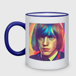 Кружка двухцветная Brian Jones Glitch Art