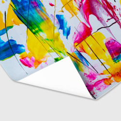 Бумага для упаковки 3D Красочная картина - разноцветная абстракция - фото 2