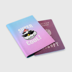 Обложка для паспорта матовая кожа Chicken Gun: Супер Крутой Цыпленок - фото 2