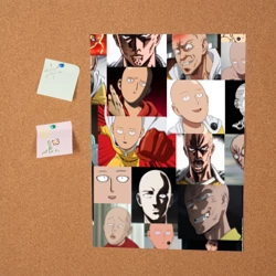 Постер Saitama - many faces - фото 2