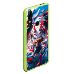 Чехол для Honor P Smart Z Девушка киберсамурай и дракон от нейросети - фото 2
