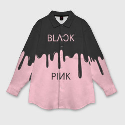 Мужская рубашка oversize 3D Blackpink - краски