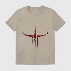 Мужская футболка хлопок Quake III logo