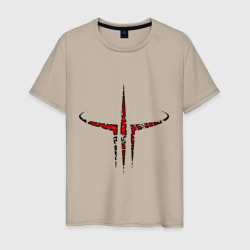 Мужская футболка хлопок Quake III logo