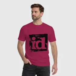 Мужская футболка хлопок ID software logo - фото 2
