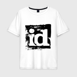 Мужская футболка хлопок Oversize ID software logo