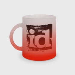 Кружка матовая стеклянная ID software logo