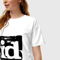 Женская футболка хлопок Oversize ID software logo - фото 2