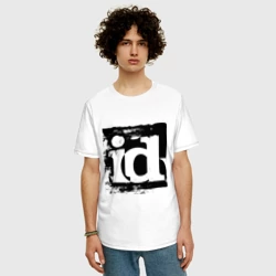 Мужская футболка хлопок Oversize ID software logo - фото 2