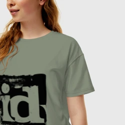 Женская футболка хлопок Oversize ID software logo - фото 2