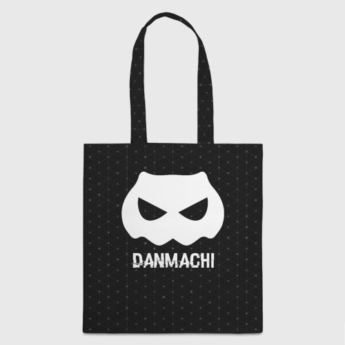 Шоппер 3D DanMachi glitch на темном фоне