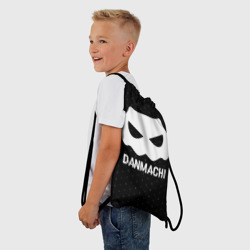 Рюкзак-мешок 3D DanMachi glitch на темном фоне - фото 2