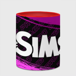 Кружка с полной запечаткой The Sims pro gaming: надпись и символ - фото 2