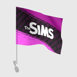 Флаг для автомобиля The Sims pro gaming: надпись и символ