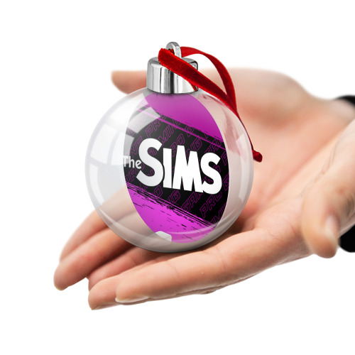Ёлочный шар The Sims pro gaming: надпись и символ - фото 2