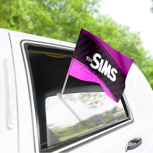 Флаг для автомобиля The Sims pro gaming: надпись и символ - фото 3