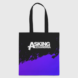 Шоппер 3D Asking Alexandria purple grunge