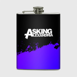 Фляга Asking Alexandria purple grunge