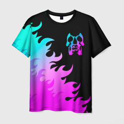 Deftones неоновый огонь – Мужская футболка 3D с принтом купить со скидкой в -26%