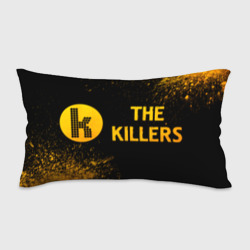 Подушка 3D антистресс The Killers - gold gradient: надпись и символ