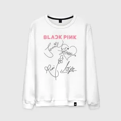 Мужской свитшот хлопок Blackpink автограф