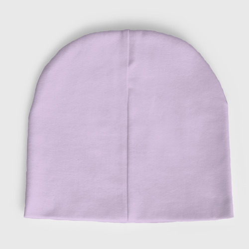 Детская шапка демисезонная Логотип Блек Пинк, цвет лаванда - фото 2