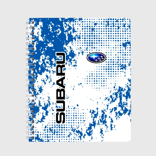 Тетрадь Subaru blue logo