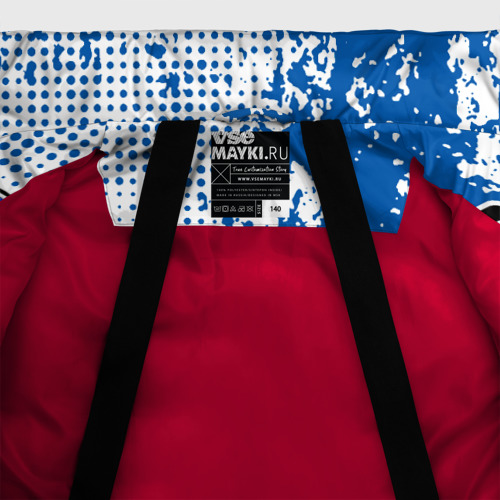 Зимняя куртка для мальчиков 3D Subaru blue logo, цвет красный - фото 7