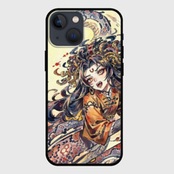 Чехол для iPhone 13 mini Мифическая женщина змея