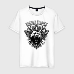 Мужская футболка хлопок Российская Империя Медведь