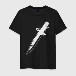 Super knife – Мужская футболка хлопок с принтом купить со скидкой в -20%