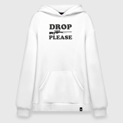 Худи SuperOversize хлопок Please drop