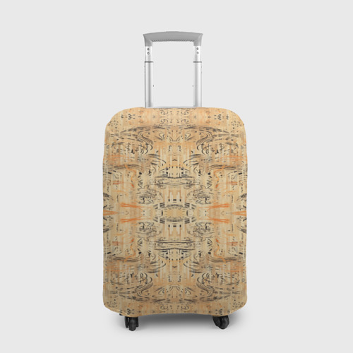 Чехол для чемодана с принтом Пески Египта, вид спереди №1