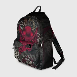 Рюкзак 3D Oni mask and snake
