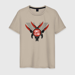 Knife CS – Мужская футболка хлопок с принтом купить со скидкой в -20%